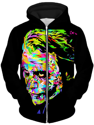 Heath Drome Unisex Zip-Up Hoodie -Moonbestprint