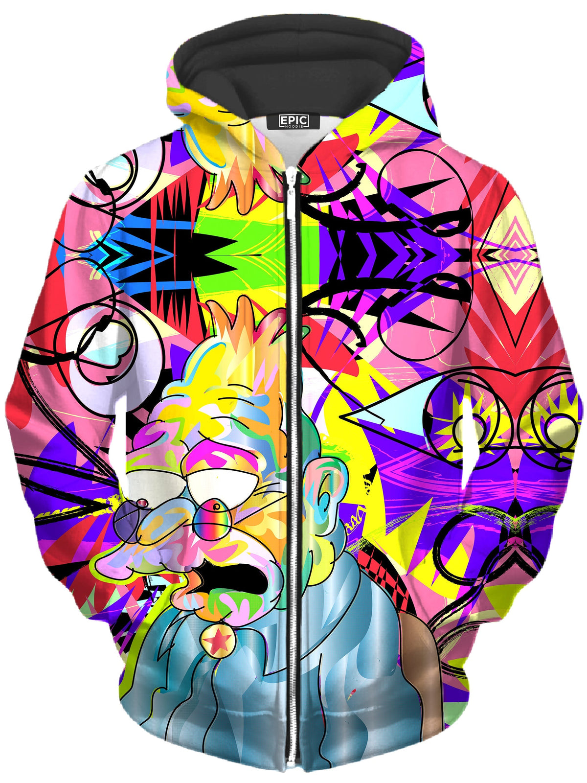 Took Too Much Unisex Zip-Up Hoodie -Moonbestprint