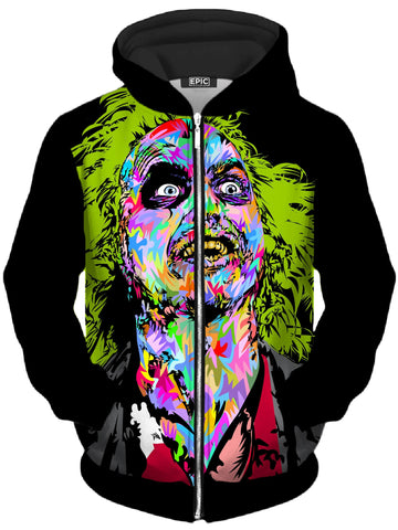 Beetlejuice Unisex Zip-Up Hoodie - Moonbestprint