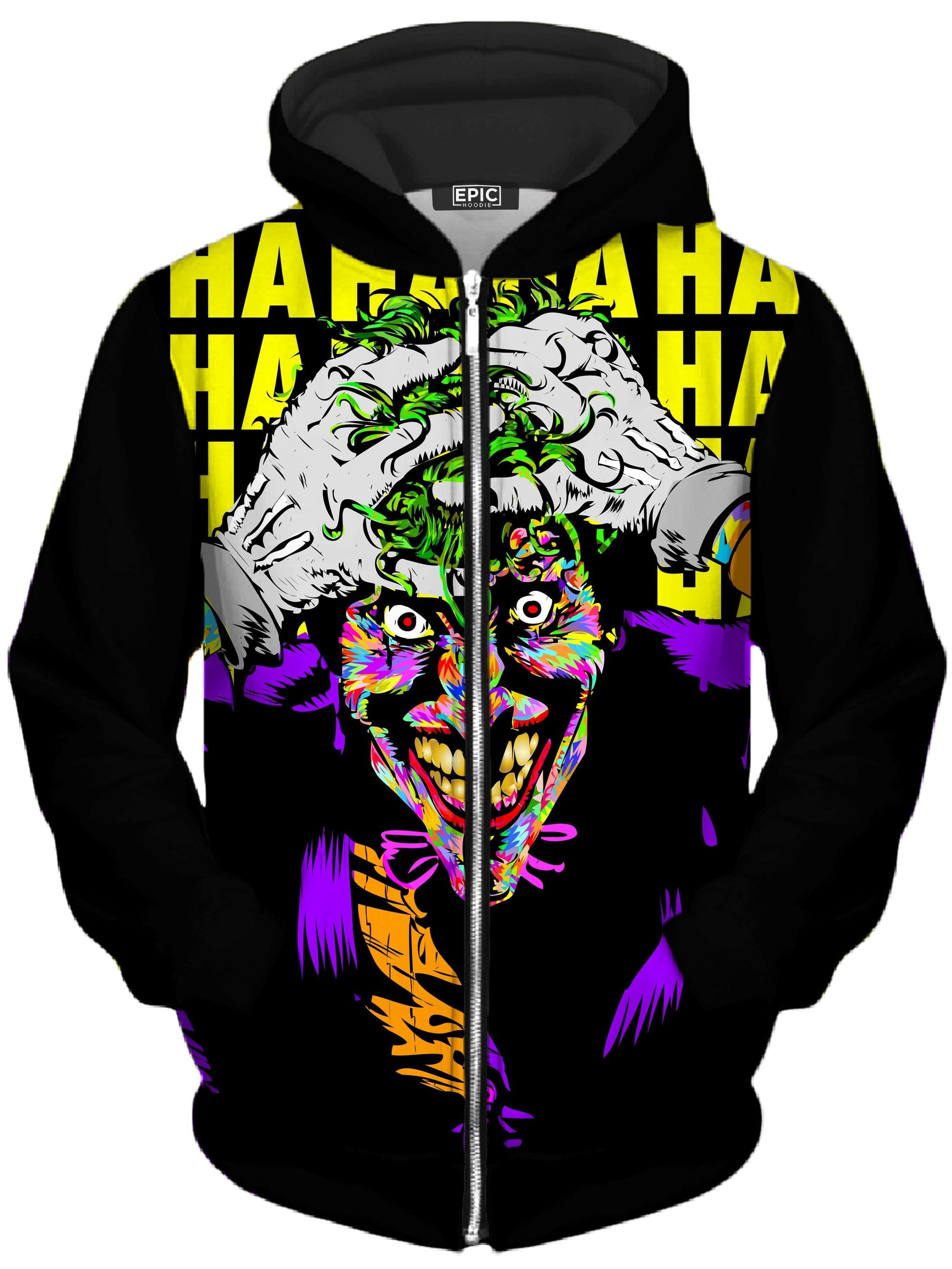 Bring in the Clown Unisex Zip-Up Hoodie -Moonbestprint