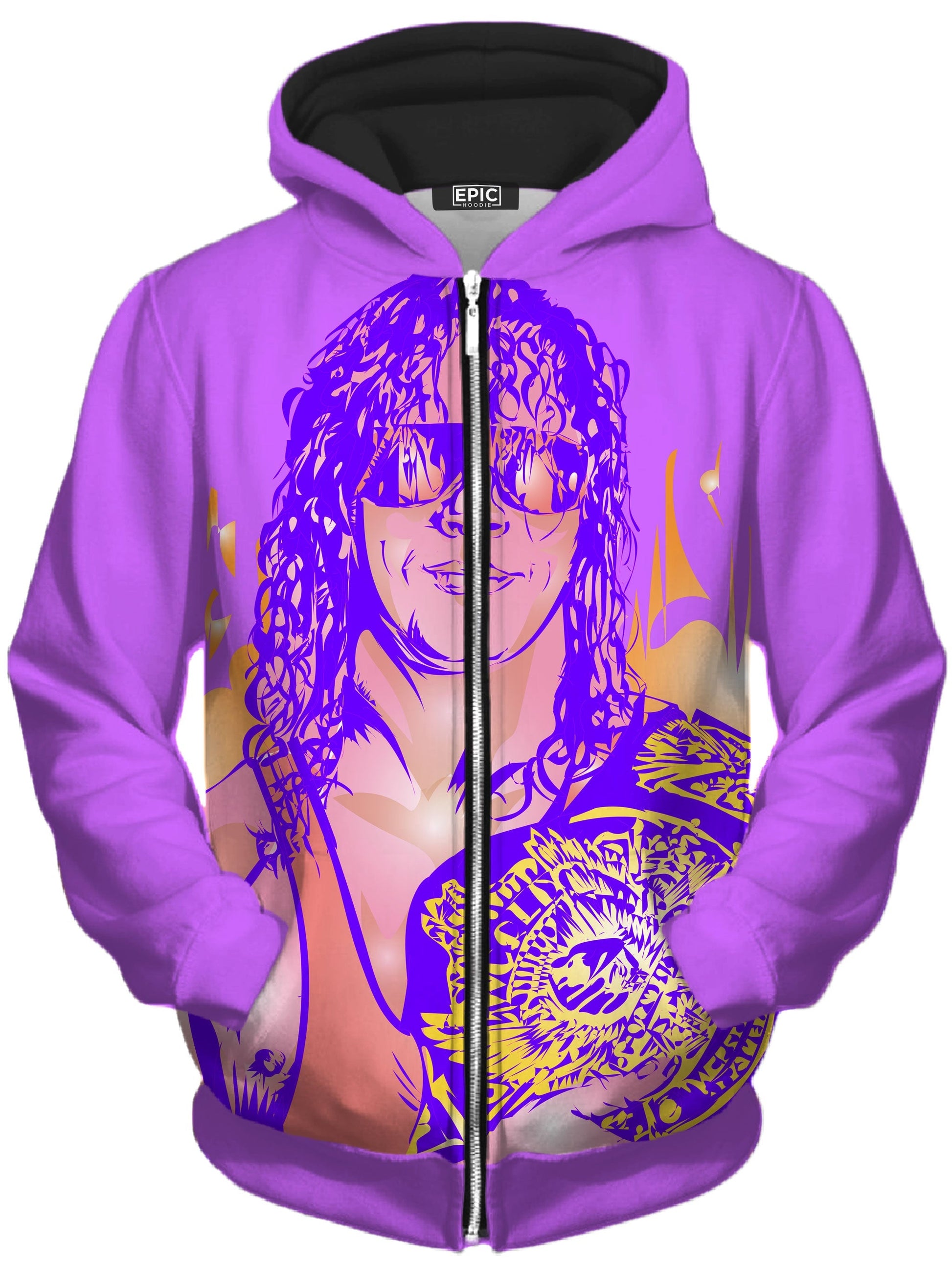 Hart Unisex Zip-Up Hoodie -Moonbestprint