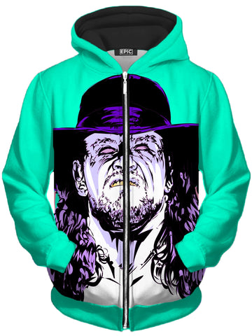 Tombstone Unisex Zip-Up Hoodie -Moonbestprint