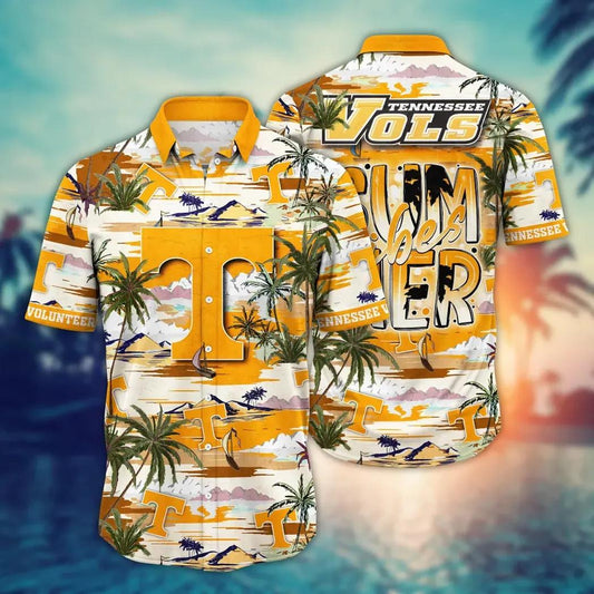 Tennessee Volunteers NCAA Flower Aloha Hawaiian Shirt 8, NCAA Hawaiian Shirt Moonbestprint