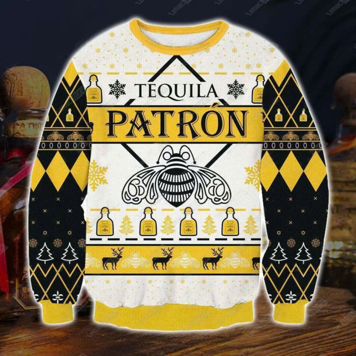 Tequila Patron Christmas Ugly Sweater – Moonbestprint