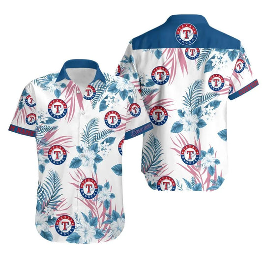 Texas Baseball Team Rangerss Hawaiian Shirt, MLB Hawaiian Shirt Moonbestprint