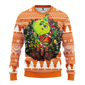 Texas Longhorns Grinch Hug Ugly Christmas Sweater Moonbestprint