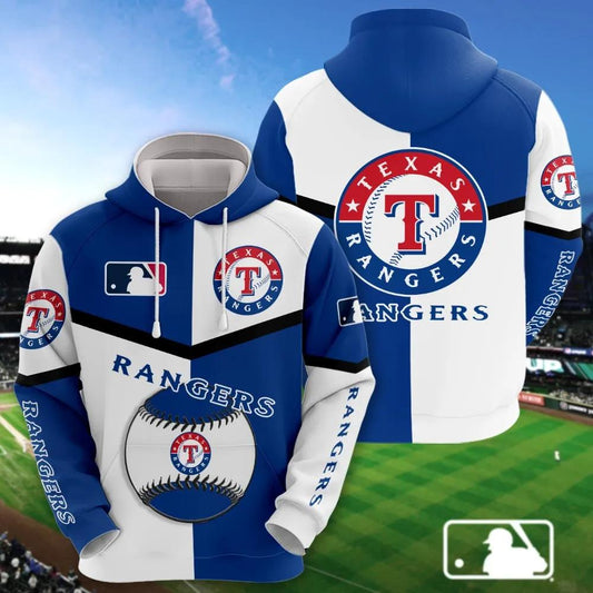Texas Rangers 3D Apparel, MLB Hoodie Moonbestprint
