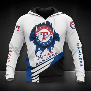 Texas Rangers All Over Print Big Logo 3D Hoodie 1, MLB Hoodie Moonbestprint