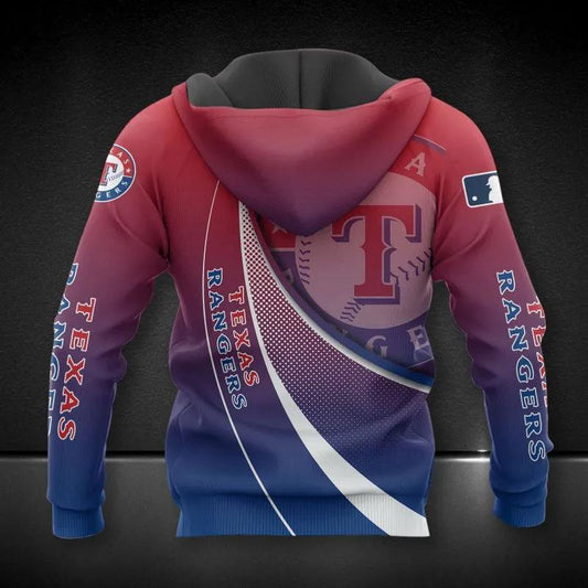 Texas Rangers MLB 3D Hoodie 1, MLB Hoodie Moonbestprint