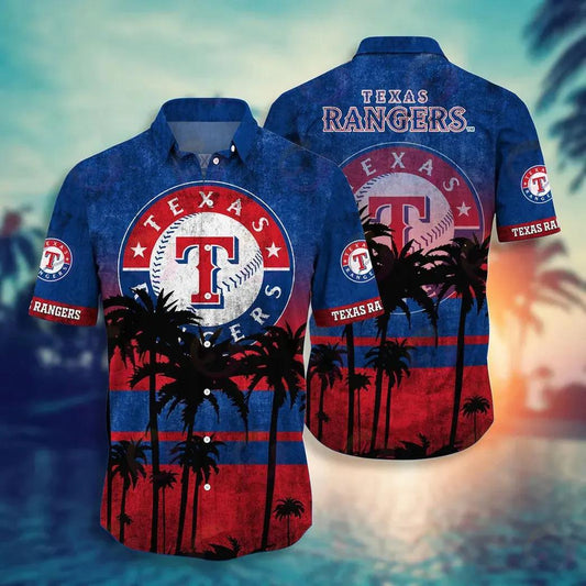 Texas Rangers MLB Aloha Hawaiian Shirt 1, MLB Hawaiian Shirt Moonbestprint