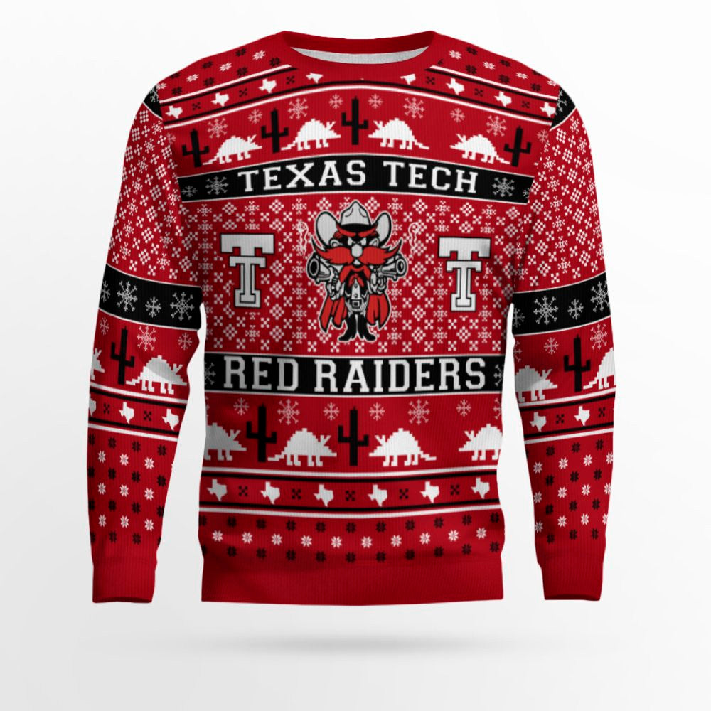 Texas Tech Red Raiders Ugly Christmas Sweater – Moonbestprint