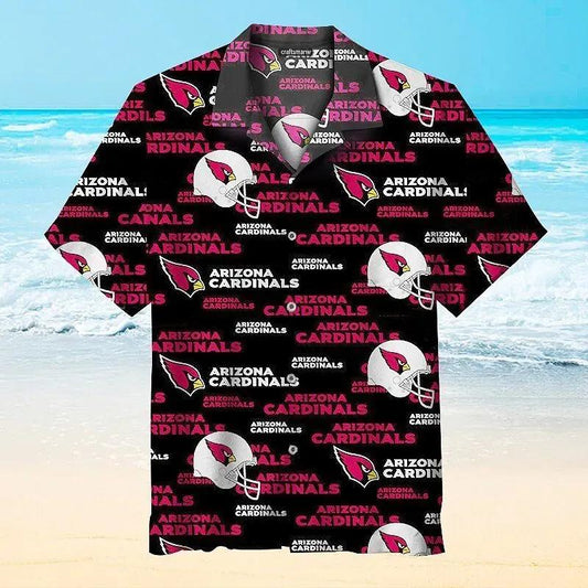 The Arizona Cardinals Football Nfl Hawaiian Graphic Print Short Sleeve Hawaiian Shirt, NFL Hawaiian Shirt Moonbestprint