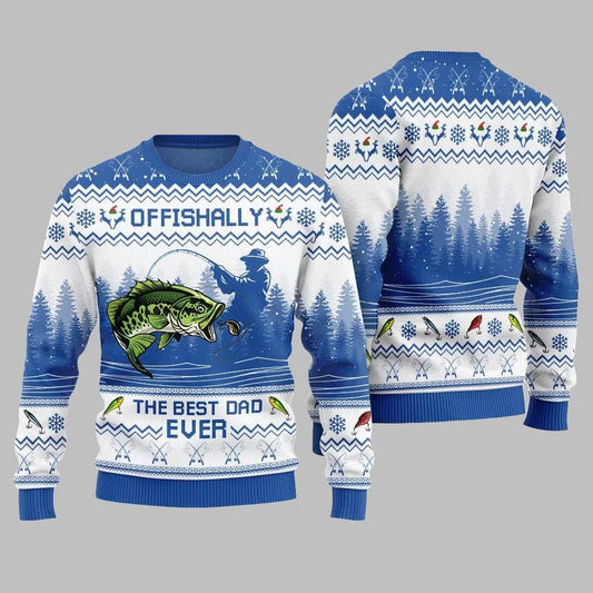 The Best Dad Ever Ugly Sweater Christmas 2026 - Moonbestprint
