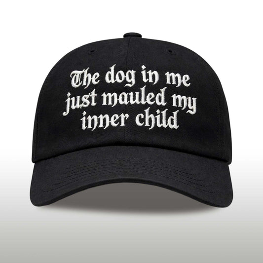 The Dog In Me Just Mauled My Inner Child Hat -Moonbestprint