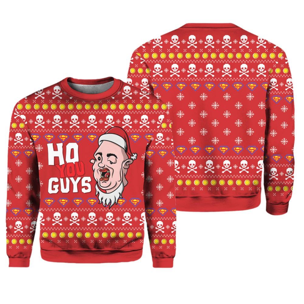 The Goonies Ho You Guys Ugly Christmas Sweater - Moonbestprint