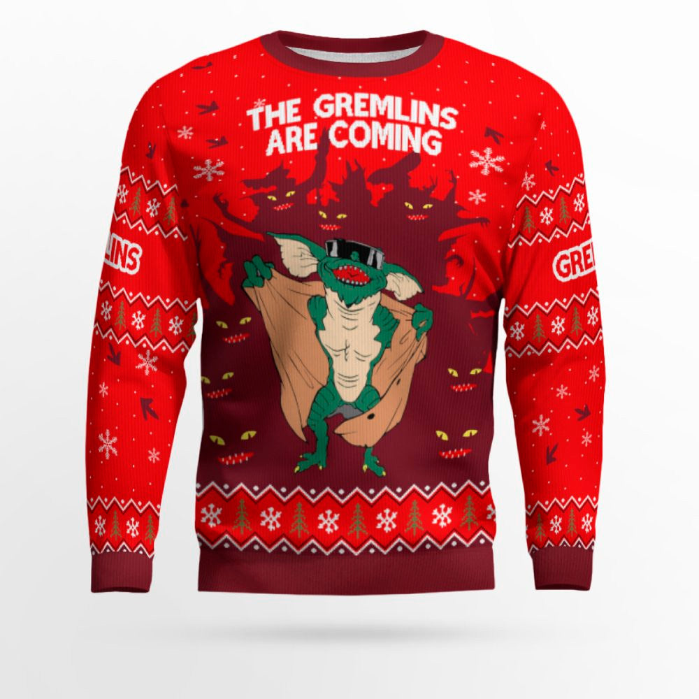 The Gremlins Are Coming Christmas Ugly Sweater – Moonbestprint