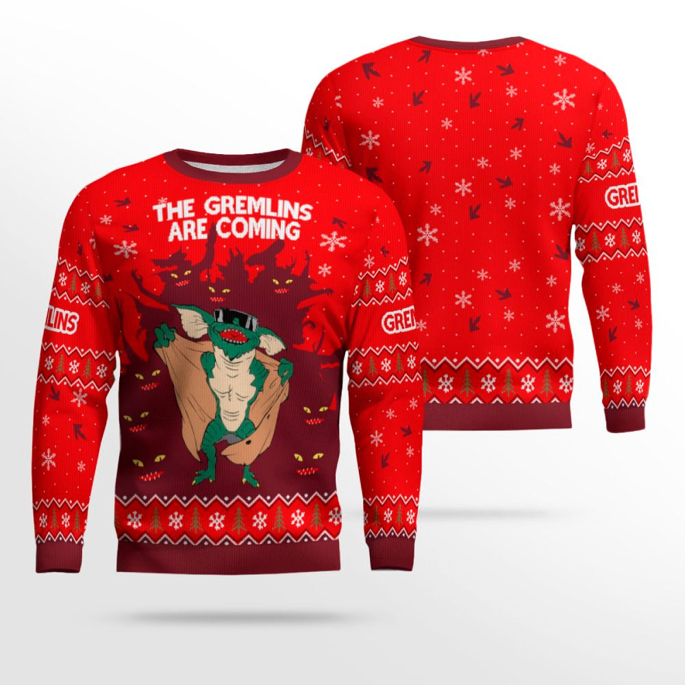 The Gremlins Are Coming Christmas Ugly Sweater – Moonbestprint