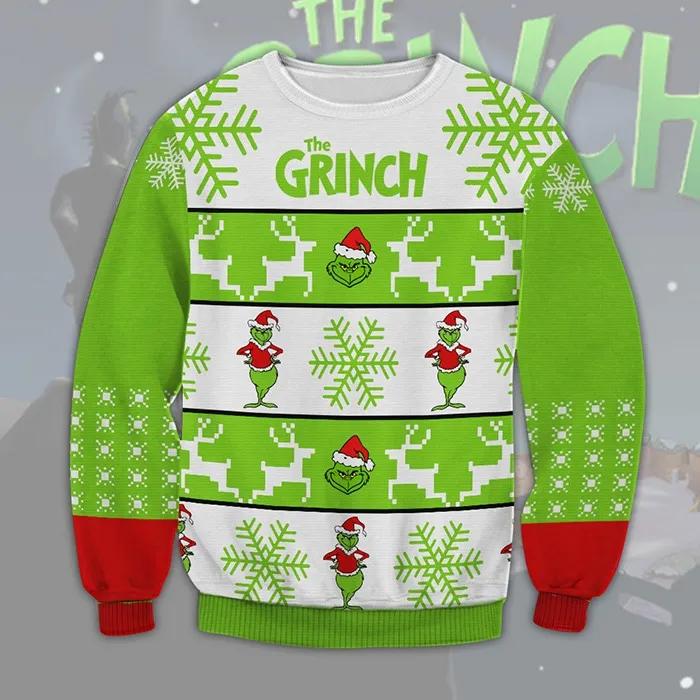 The Grinch Christmas Sweater, Grinch Holiday Sweater Moonbestprint