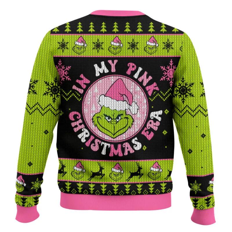 The Grinch Pink Ugly Sweater, Grinch Holiday Sweater Moonbestprint
