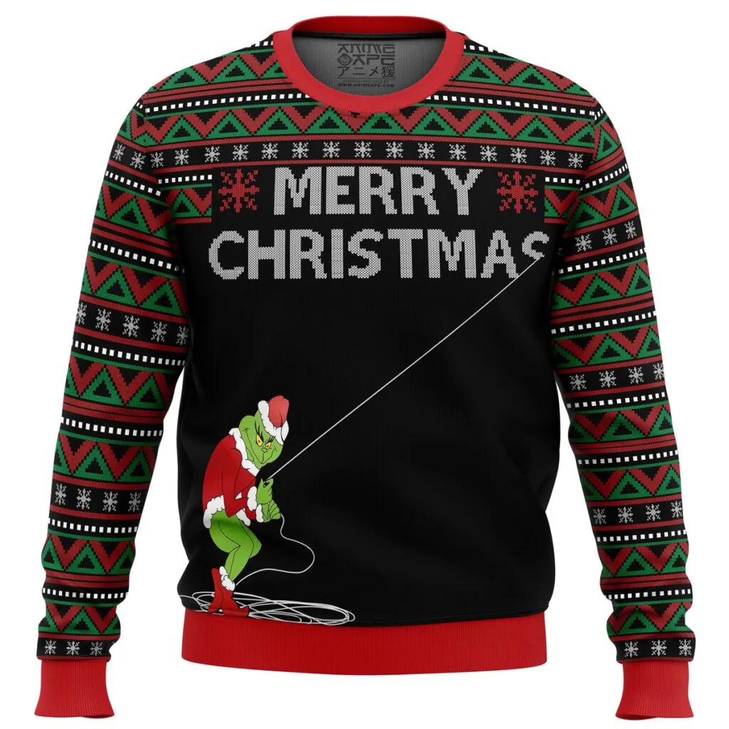 The Grinch Stole Christmas Ugly Christmas Sweater, Grinch Holiday Sweater Moonbestprint