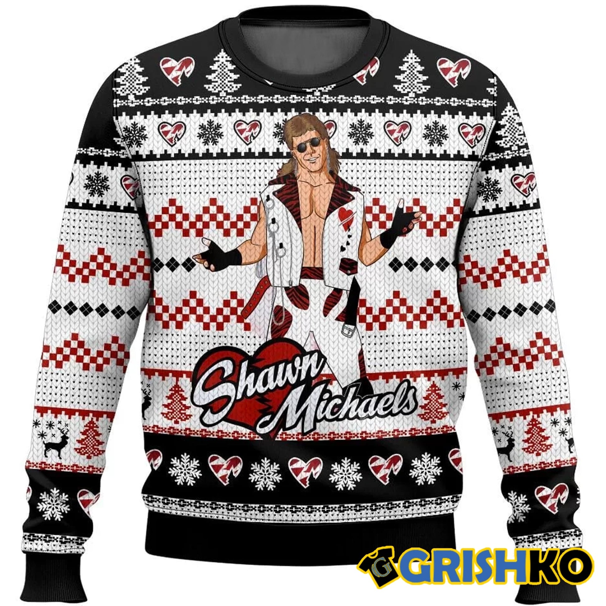The Heartbreak Kid Shawn Michaels Ugly Sweater - Moonbestprint