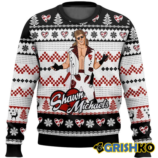 The Heartbreak Kid Shawn Michaels Ugly Sweater - Moonbestprint