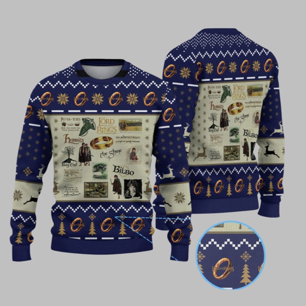 The Lord Of The Rings Ugly Sweater 2026 Christmas - Moonbestprint
