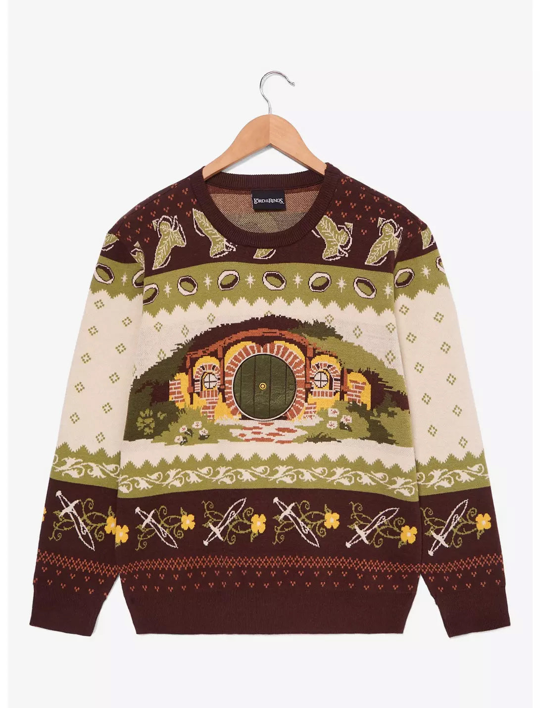 The Lord of the Rings Shire Hobbit Home Holiday Ugly Christmas Sweater – Moonbestprint