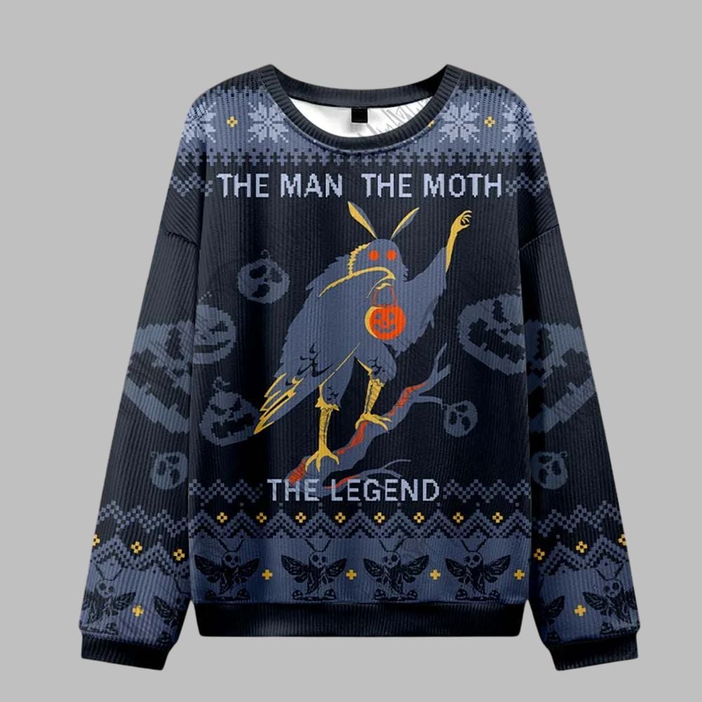 The Man The Moth The Legend Ugly Sweater 2026 Christmas - Moonbestprint