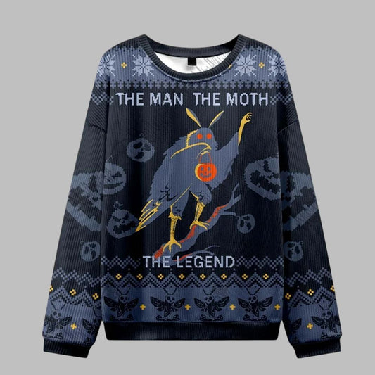The Man The Moth The Legend Ugly Sweater 2026 Christmas - Moonbestprint