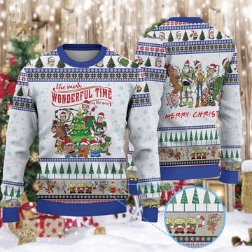The Most Wonderful Time of The Year Toy Movie Ugly Christmas Sweater – Moonbestprint