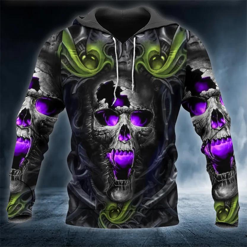 The Mystery Of Cracked Skull 3D Hoodie Moonbestprint