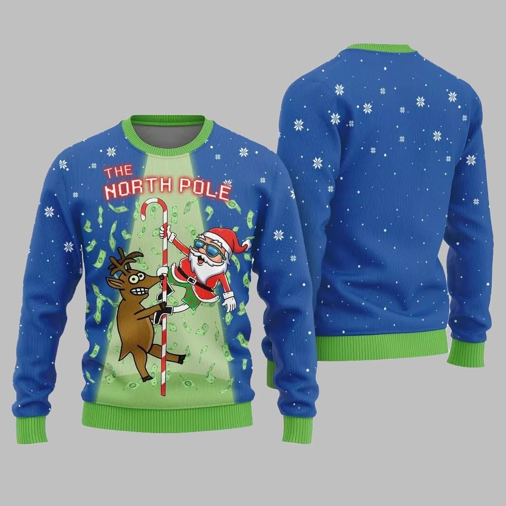 The North Pole Ugly Sweater Christmas 2026 - Moonbestprint