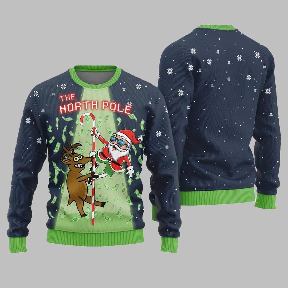 The North Pole Ugly Sweater Christmas 2026 - Moonbestprint