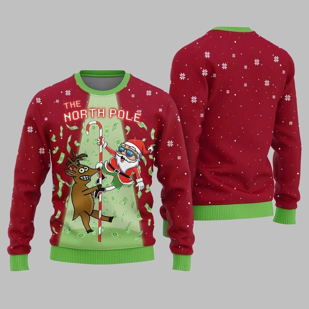 The North Pole Ugly Sweater Christmas 2026 - Moonbestprint