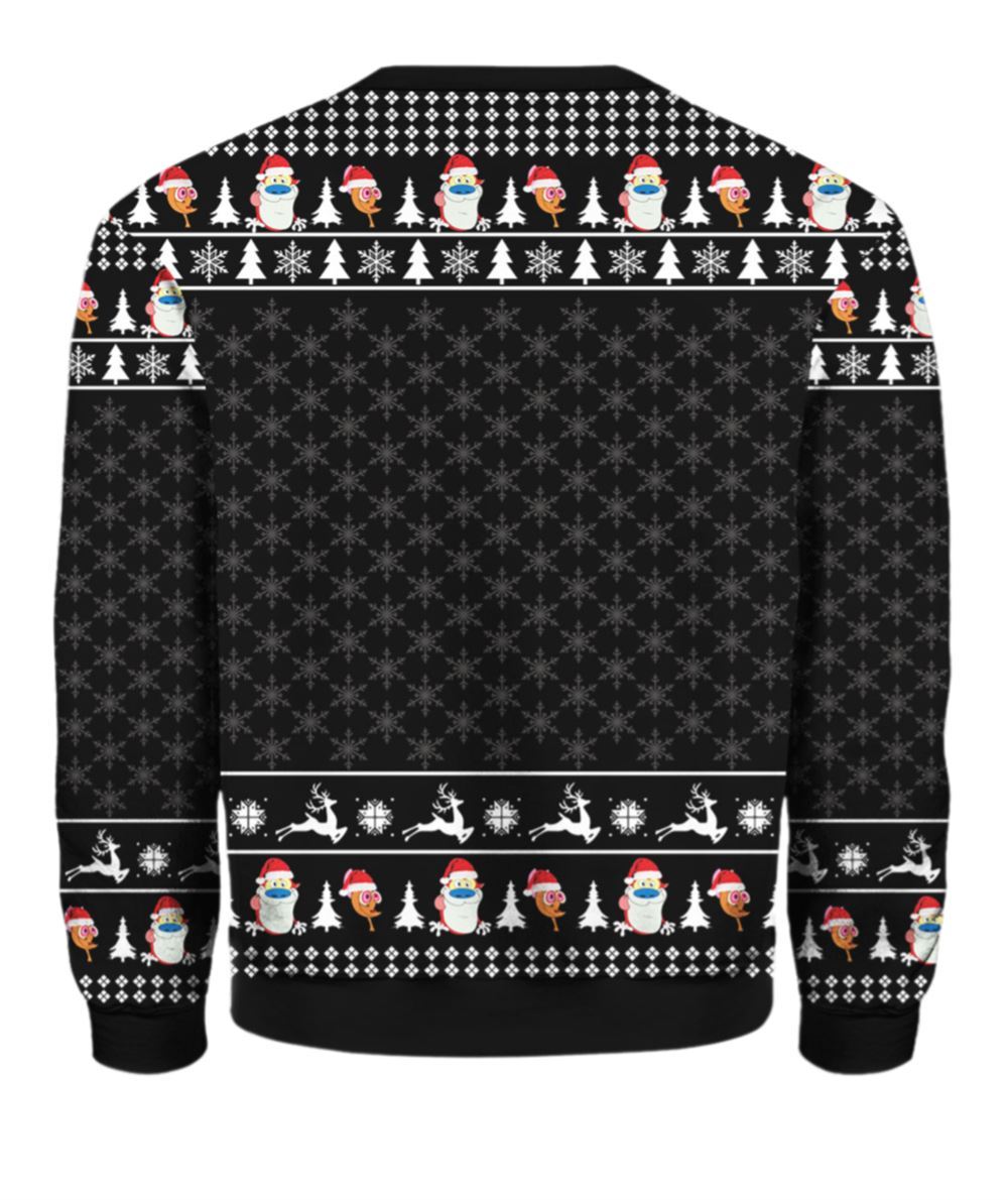 The Ren Stimpy Show Ugly Christmas Sweater - Moonbestprint