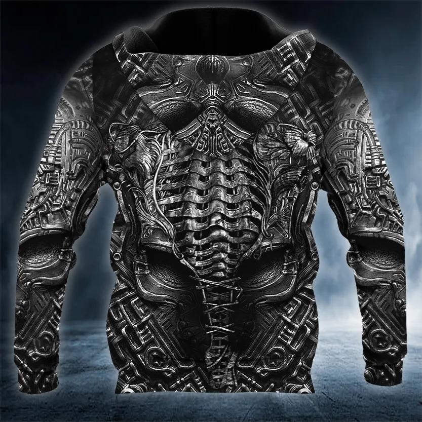 The Silence Skull 3D Hoodie Moonbestprint