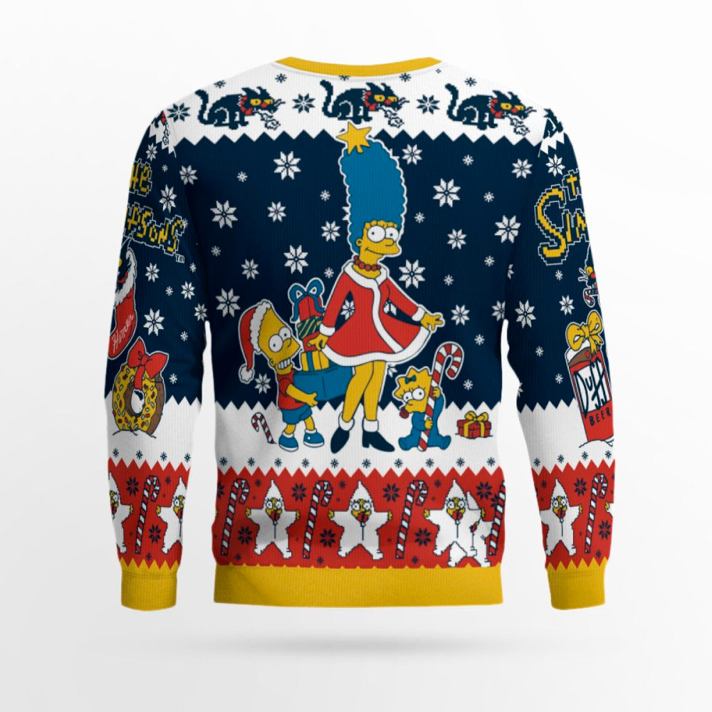 The Simpsons Duff the Halls Ugly Christmas Sweater – Moonbestprint