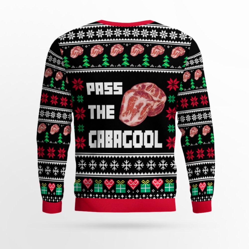 The Sopranos "Pass the gabagool" Christmas Ugly Sweater – Moonbestprint