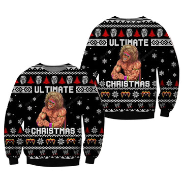 The Ultimate Warrior Ugly Christmas Sweater – Moonbestprint
