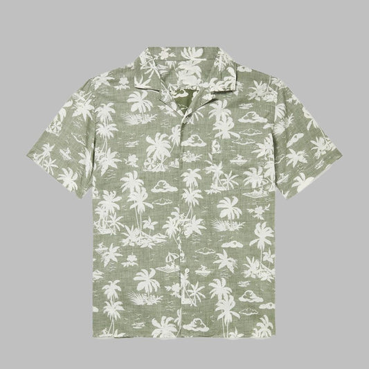 The White Lotus Palm Hawaiian Shirt - Moonbestprint