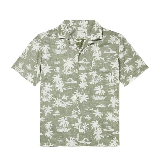 The White Lotus Palm Hawaiian Shirt - Moonbestprint
