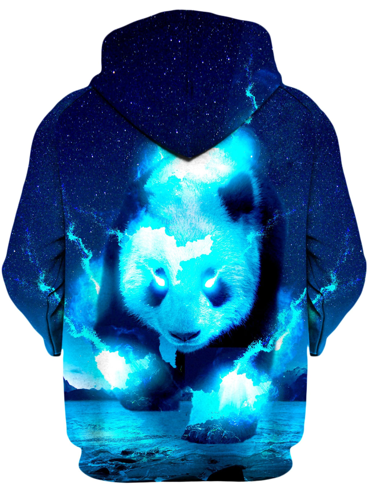 Cosmic Panda Unisex Zip-Up Hoodie -Moonbestprint