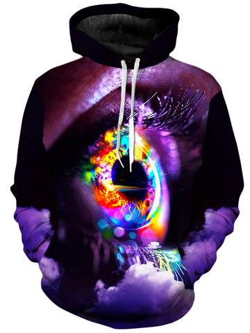 Neon Eye Unisex Hoodie -Moonbestprint