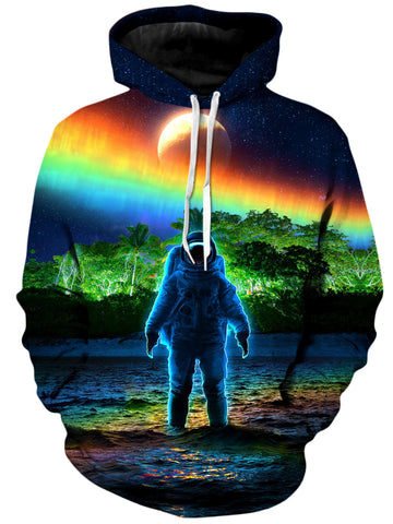 Forest Neon Rainbow Unisex Hoodie -Moonbestprint