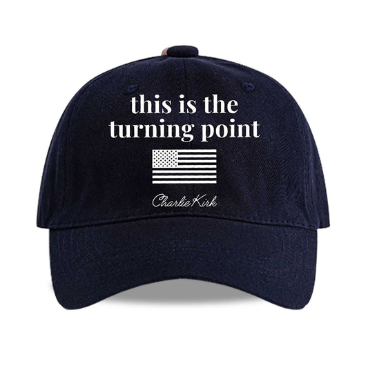 This Is The Turning Point Charlie Kirk America Hat -Moonbestprint