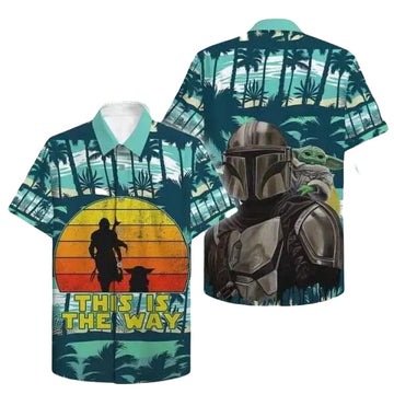 This Is The Way Palm Tree Star Wars Hawaiian Shirt – Moonbestprint