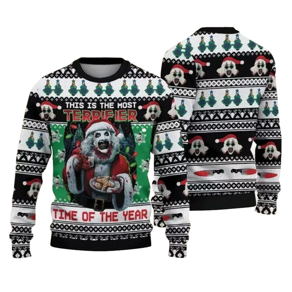 This is The Most Terrifier Time Of The Year Ugly Christmas Sweater – Moonbestprint