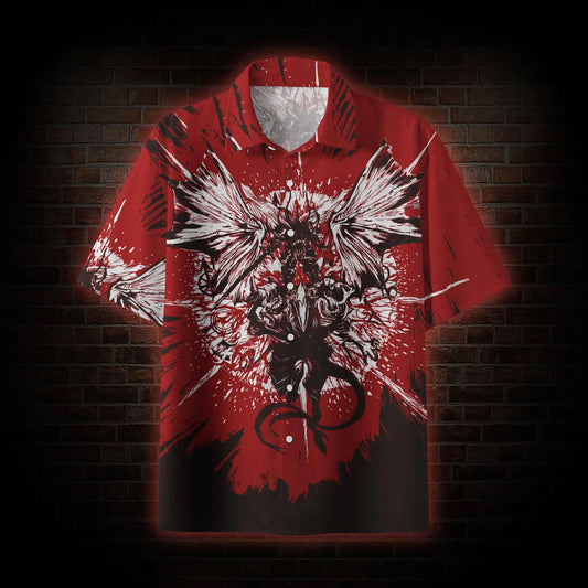 Three-Eyed King Hawaiian Shirt - Moonbestprint
