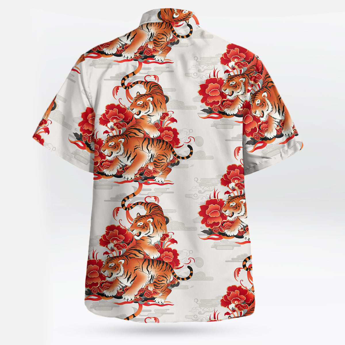 Tiger Pattern Hawaiian Shirt Bold Jungle Style Aloha Wear – Moonbestprint